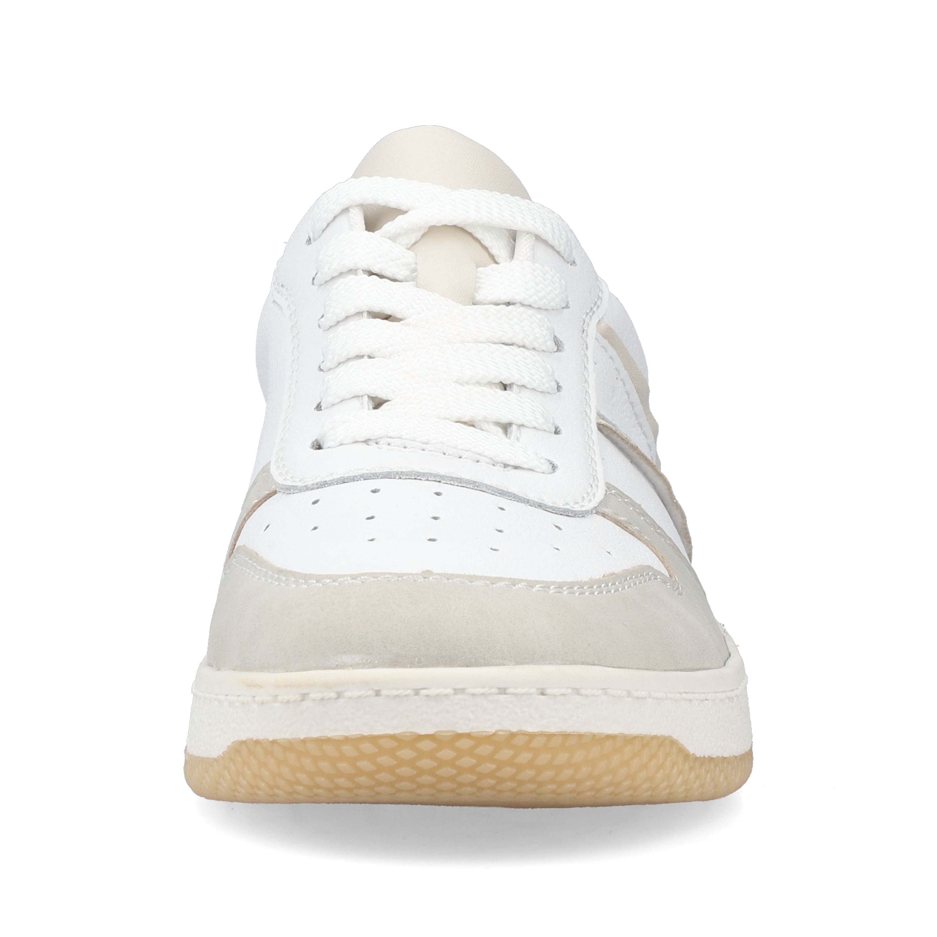 Rieker Damen Sneaker Low schwanenweiss