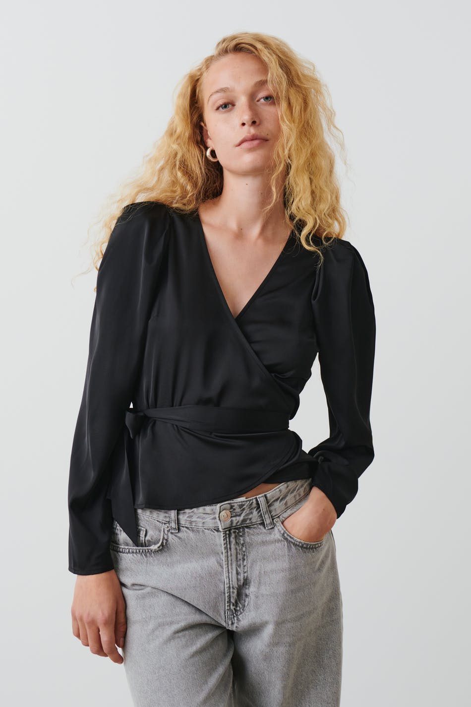 Wrap blouse