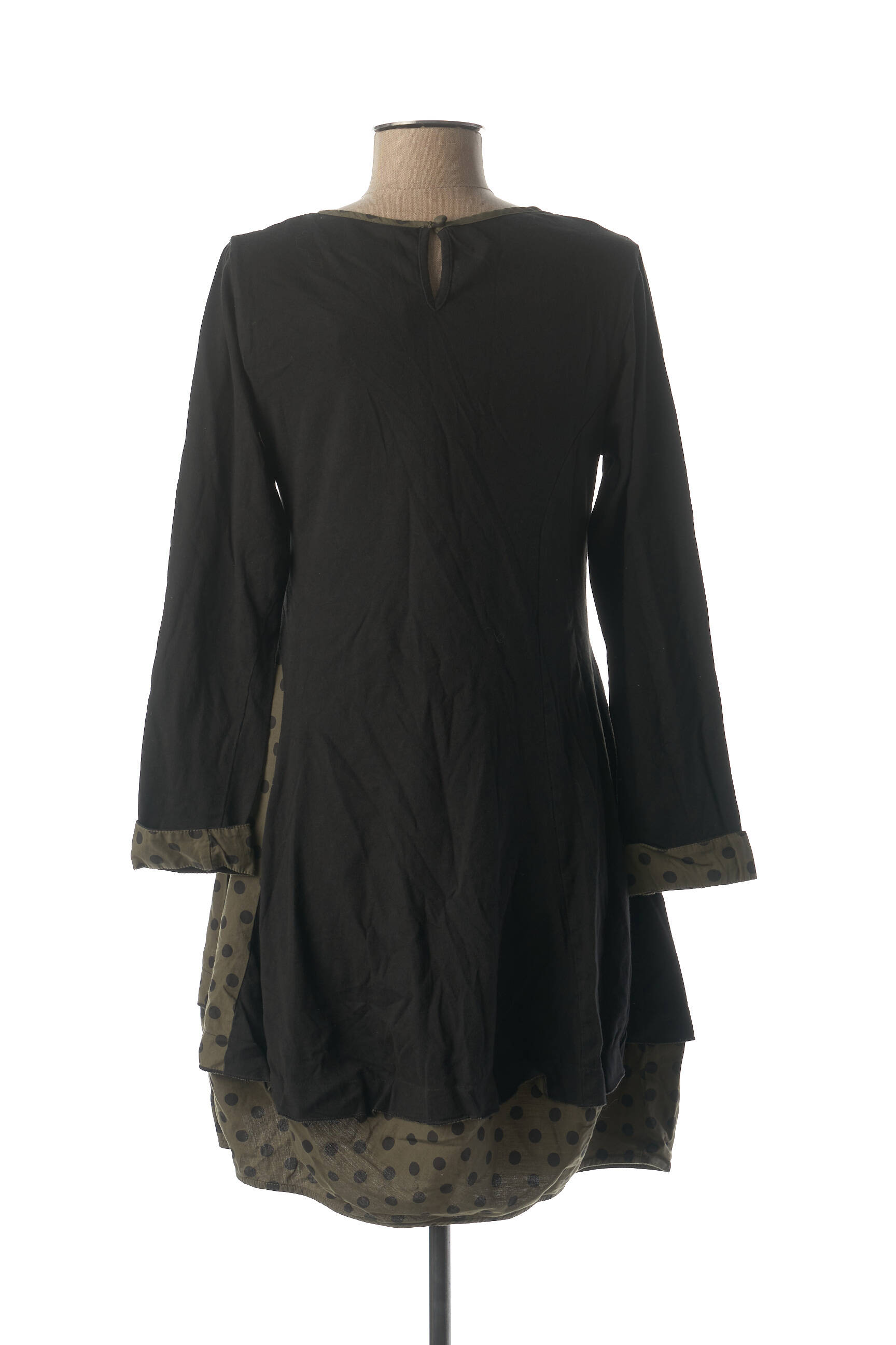Rhum Raisin Tuniquemanchelongue Femme couleur noir