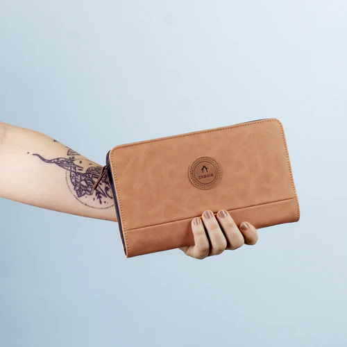 Large camel wallet Moscow