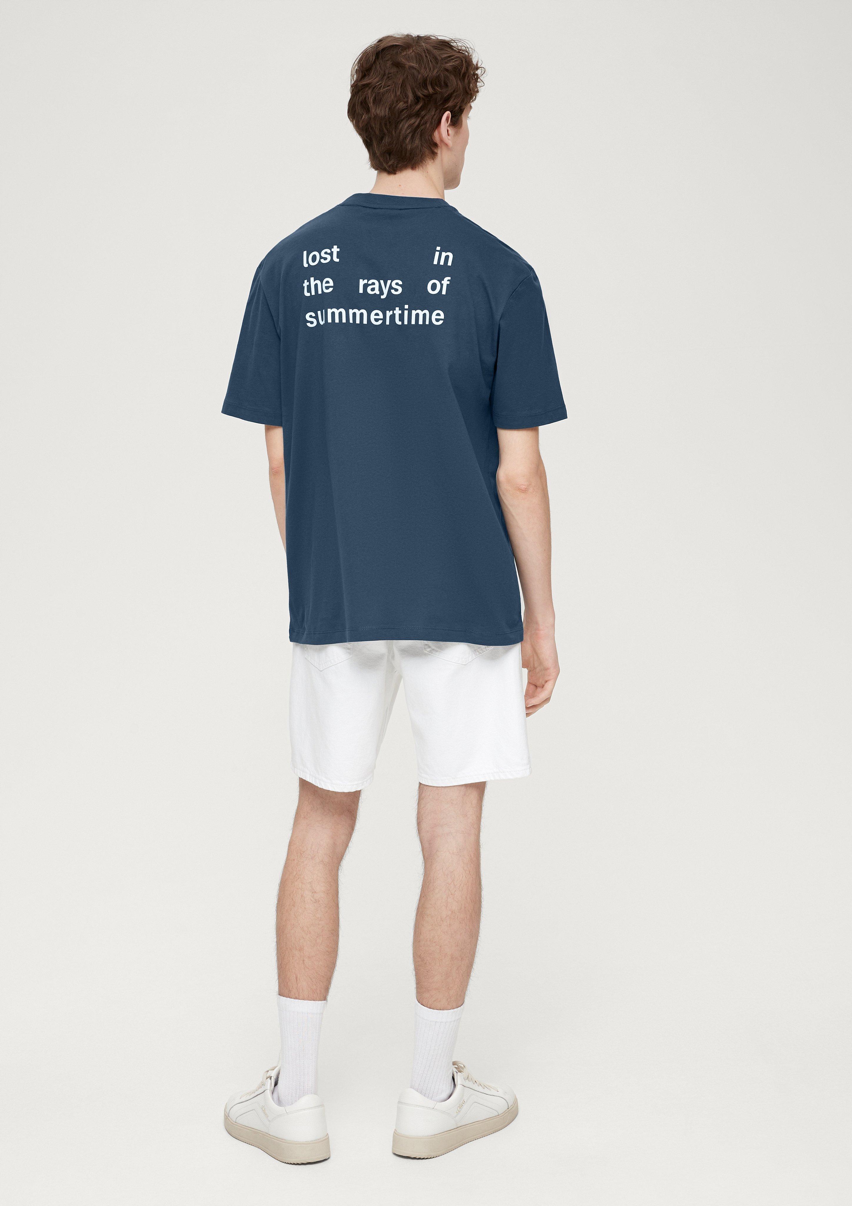 Baumwollshirt mit Rückenprint  2131521-58D2