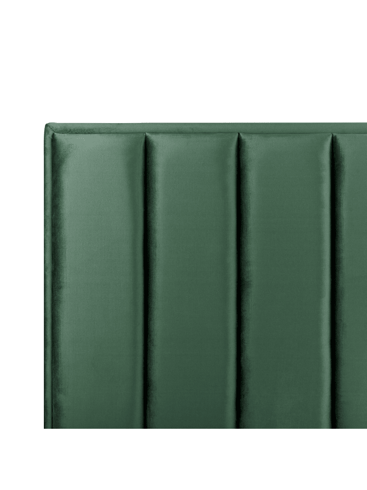 Beliani Doppelbett SEZANNE in Grün/Schwarz - (W) 150 x (H) 142 x (L) 215 cm günstig kaufen onesize