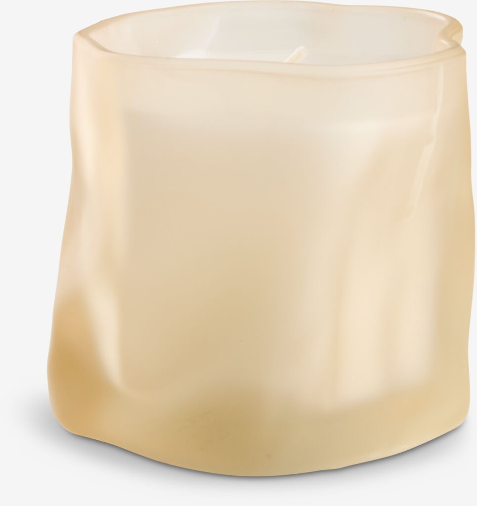 FOLKVAR Świeca zapachowa FOLKVAR Ø8xW8cm beż