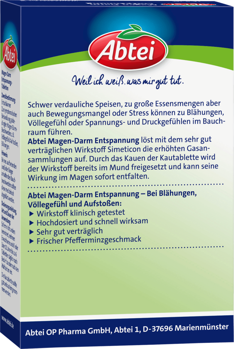 Magen-Darm Entspannungs-Kautabletten, 20 St