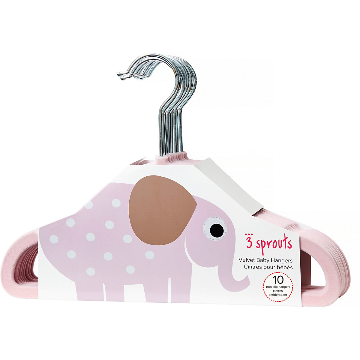 Kinderkleiderbügel Elefant, 10er Set