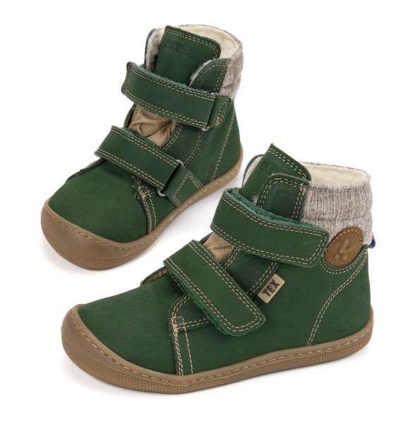 Koel bare ~ Dean 2.0 HighCut Klettschuh Winter + Tex ~ Green