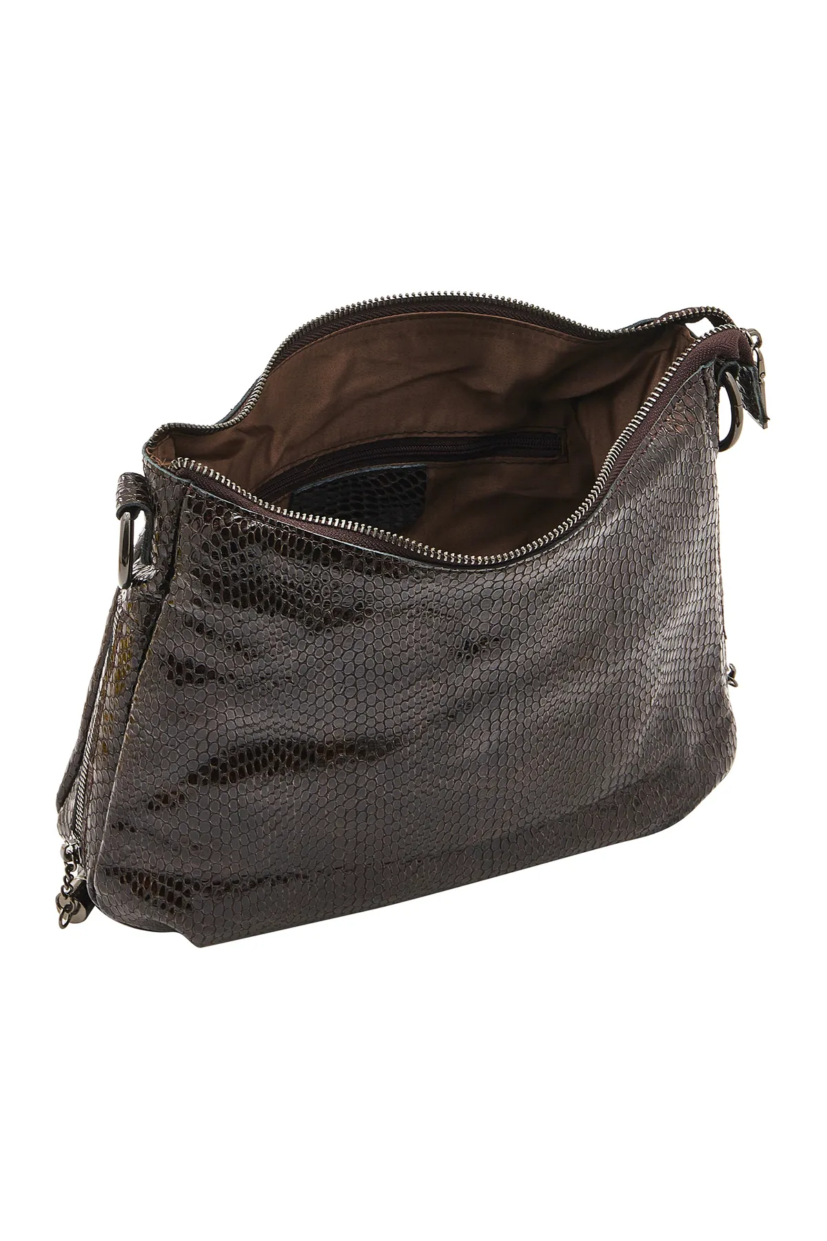 Faina  Clutch - Braun - Unifarben