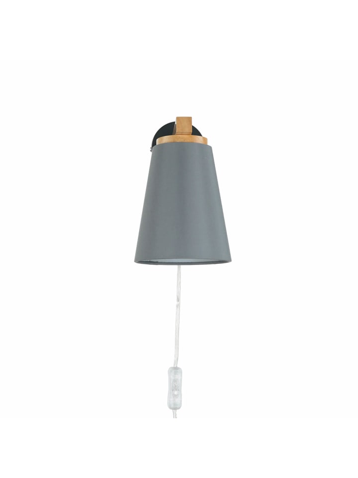 Licht-Erlebnisse Wandlampe in Holz Grau günstig kaufen onesize