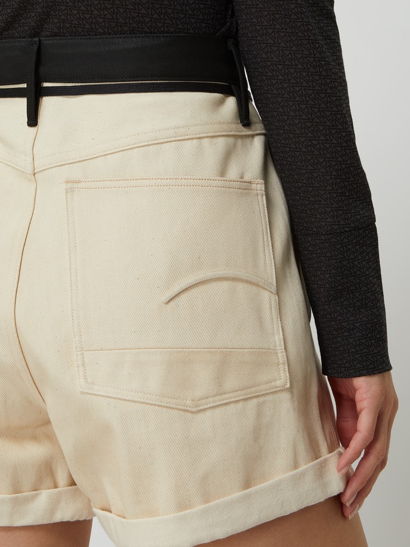 Jeansshorts aus Baumwolle Modell 'Lynton' in sand