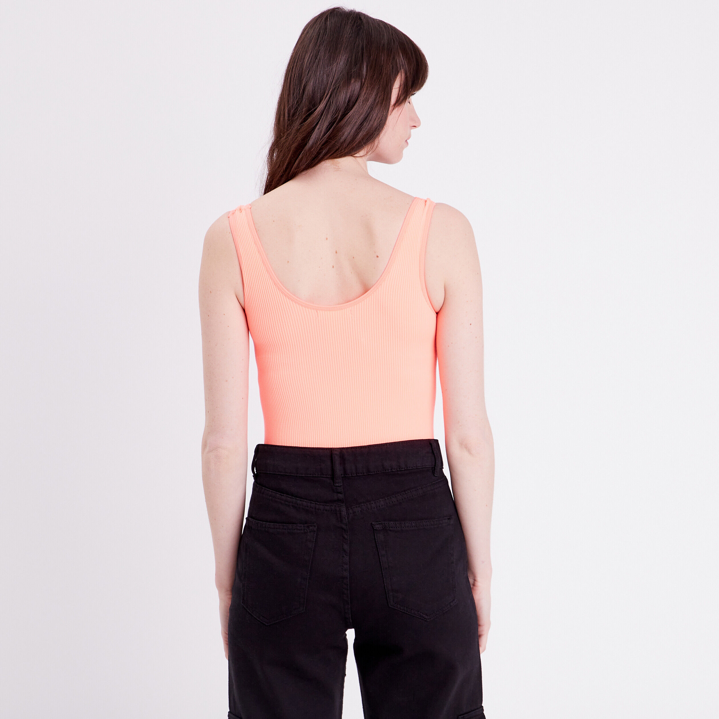 Body bretelles sans couture rose femme | Cache Cache