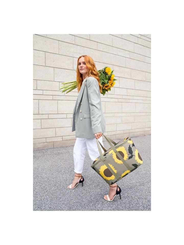 Reisenthel thermo coolerbag - Kühltasche 44.5 cm (twist powder blue) in sunflowers günstig kaufen onesize