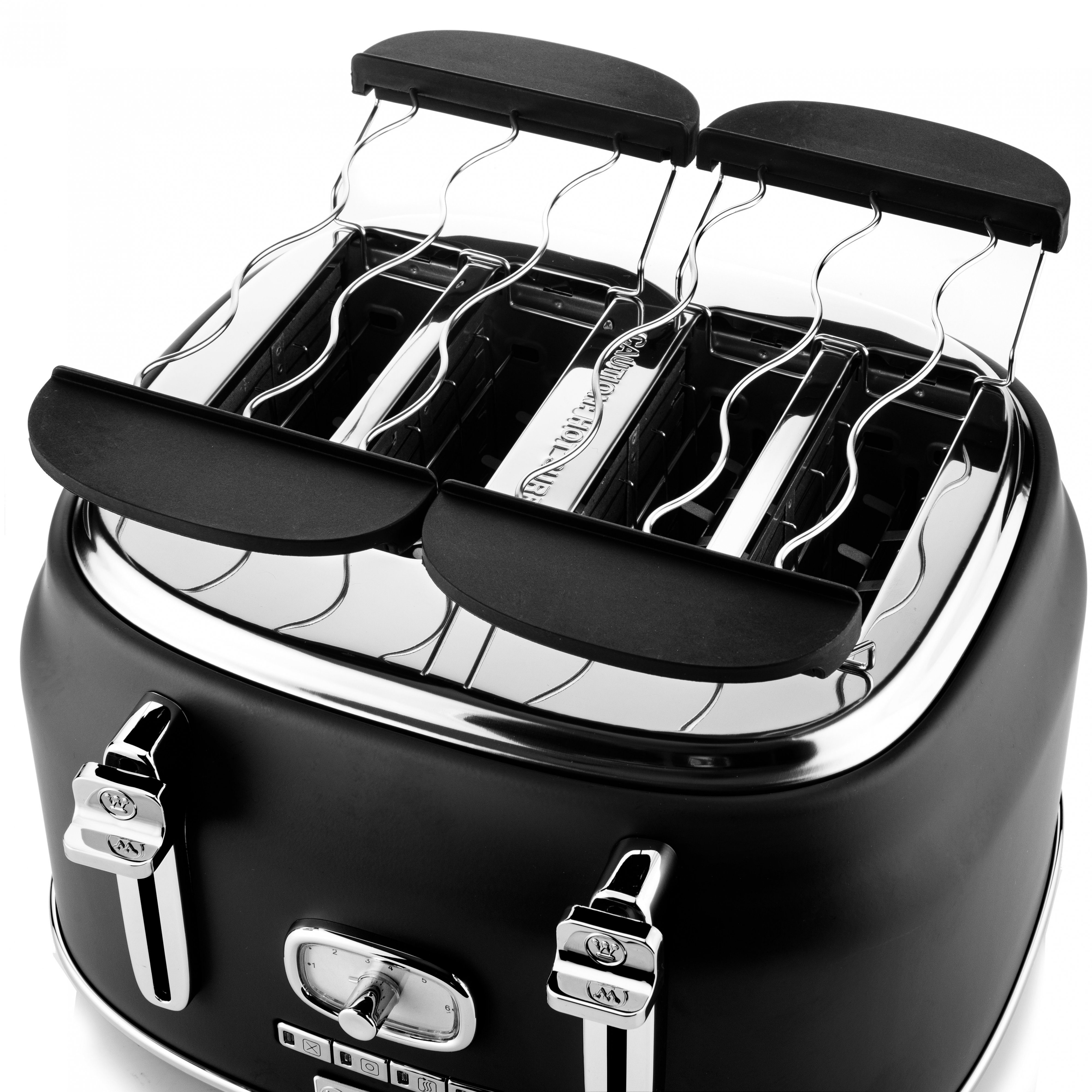 Westinghouse Toaster Retro Früstücksset, 4 kurze Schlitze, für 4 Scheiben, 1750 W, Wasserkocher 1,7 L Volumen 2200 W 360° Sockel