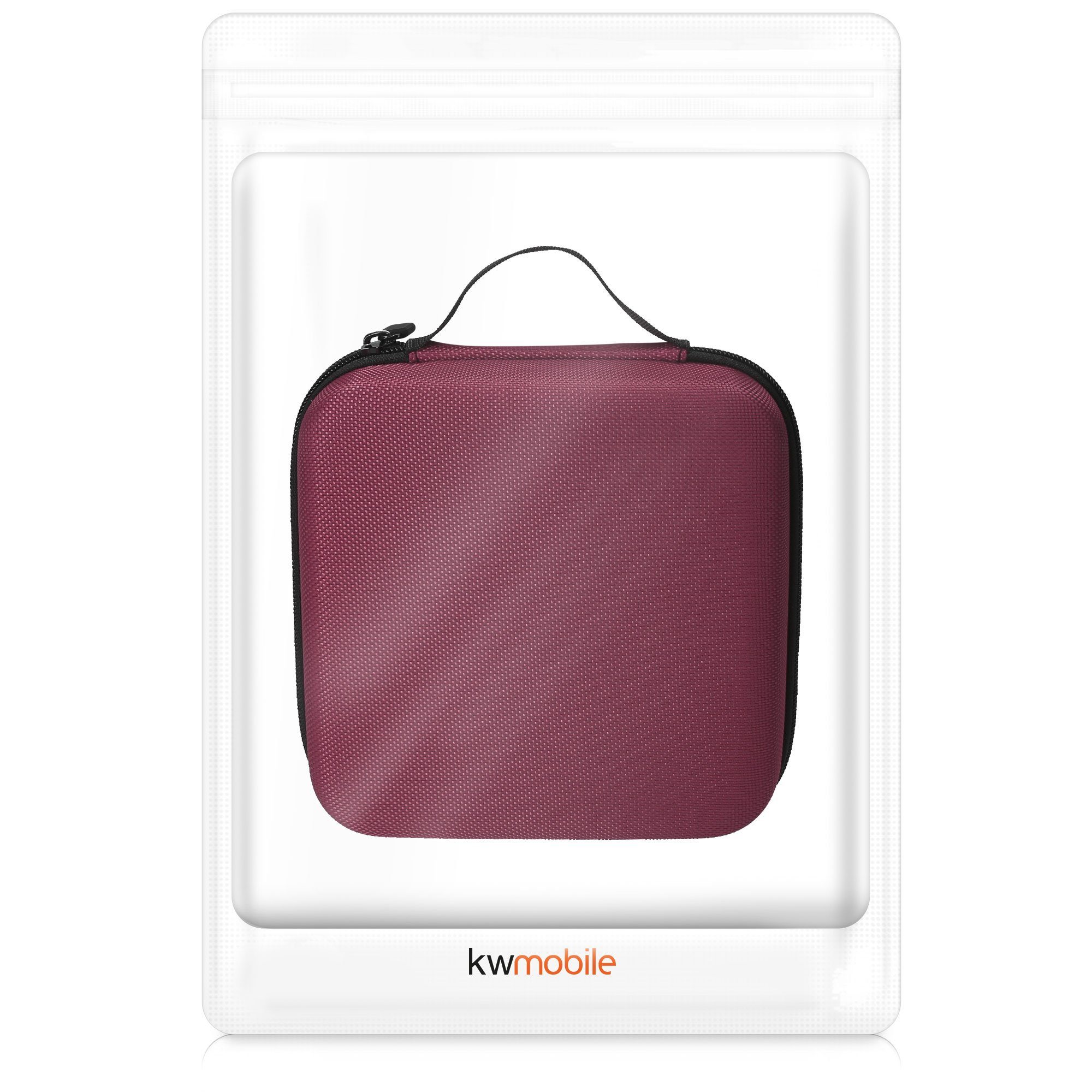 kwmobile Aufbewahrungsbox Tasche für Tonies, aus Nylon - Transportbox für bis zu 20 Tonie Figuren - Hartschale Box