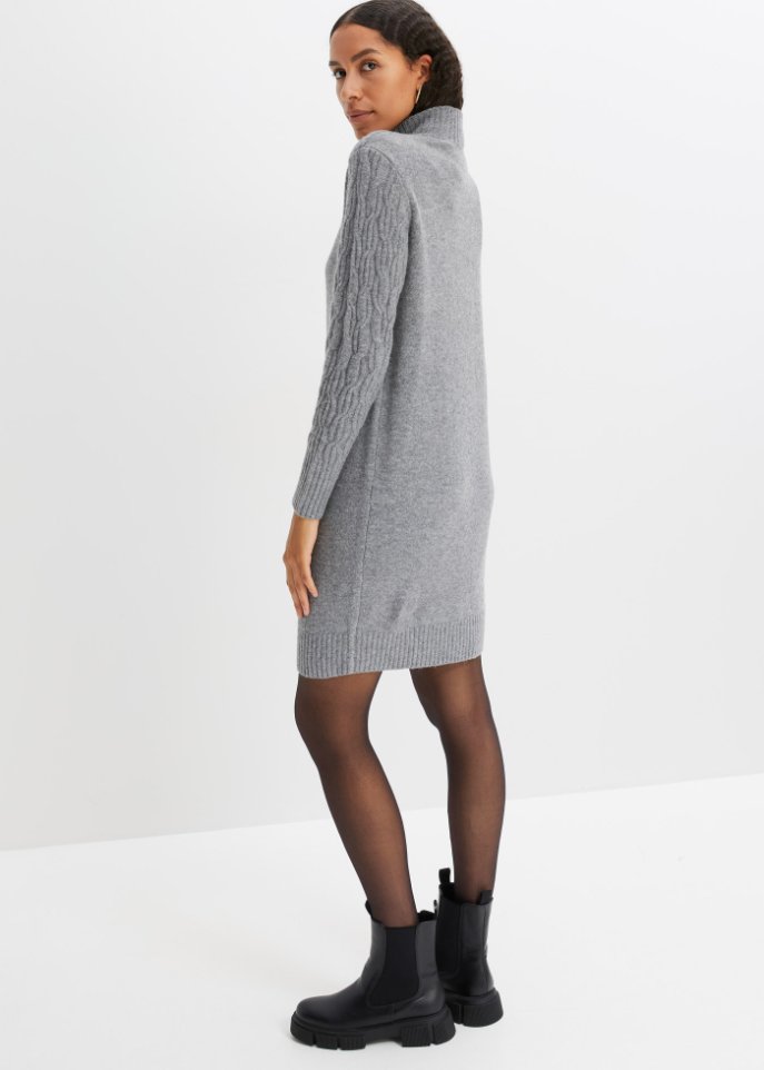 Strickkleid mit Wollanteil