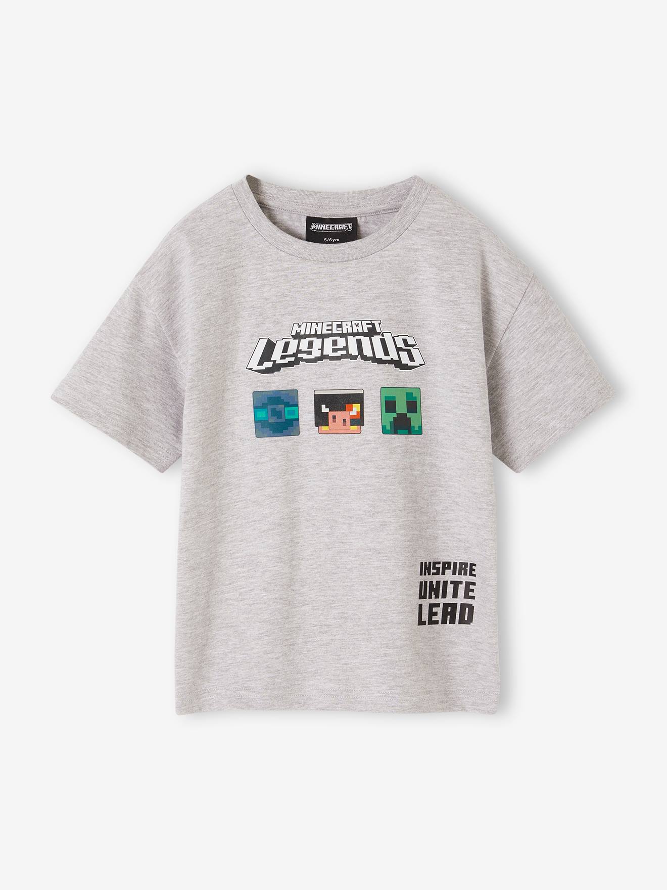 Minecraft Kinder T-Shirt MINECRAFT Legends - grau meliert