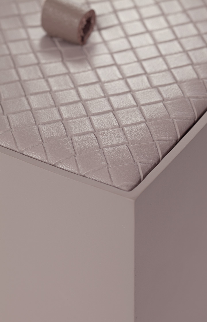 Große Kosmetik-Box Bathline, Grau-Rosé