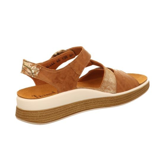 THINK Komfort Sandalen braun MEGGIE OAK/Kombi