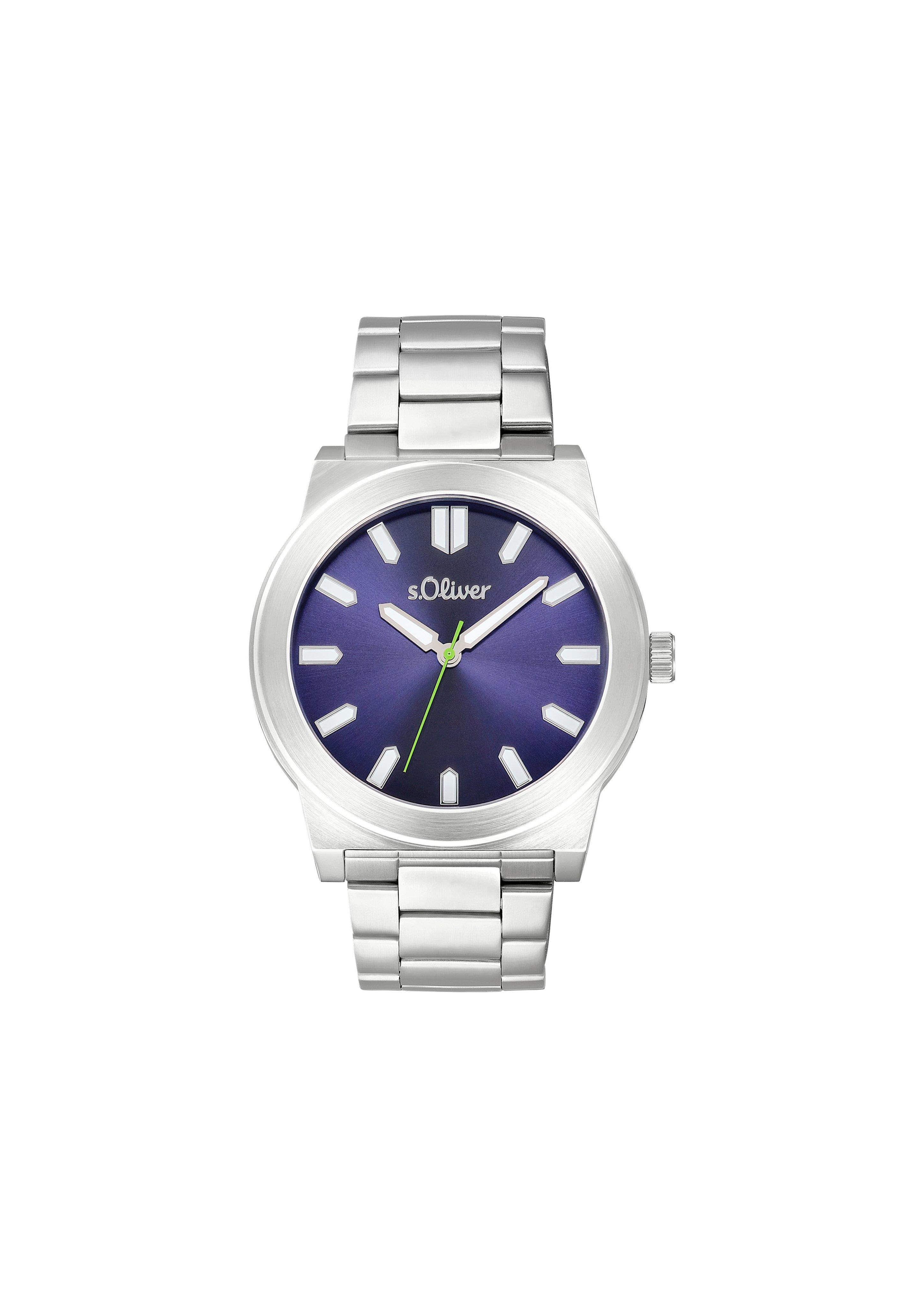 Silberne Armbanduhr mit Metallband  6009580-92B0