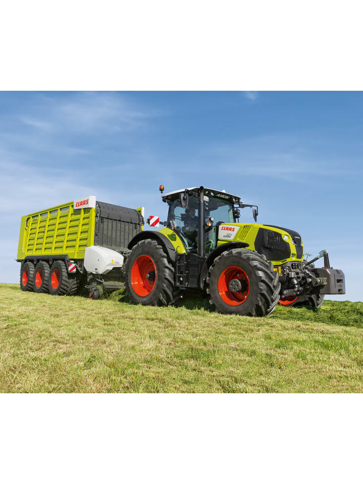 Happy People Ferngesteuerter Traktor Claas  Axion 870   Anhänger Cargos 9600 in grün günstig kaufen onesize