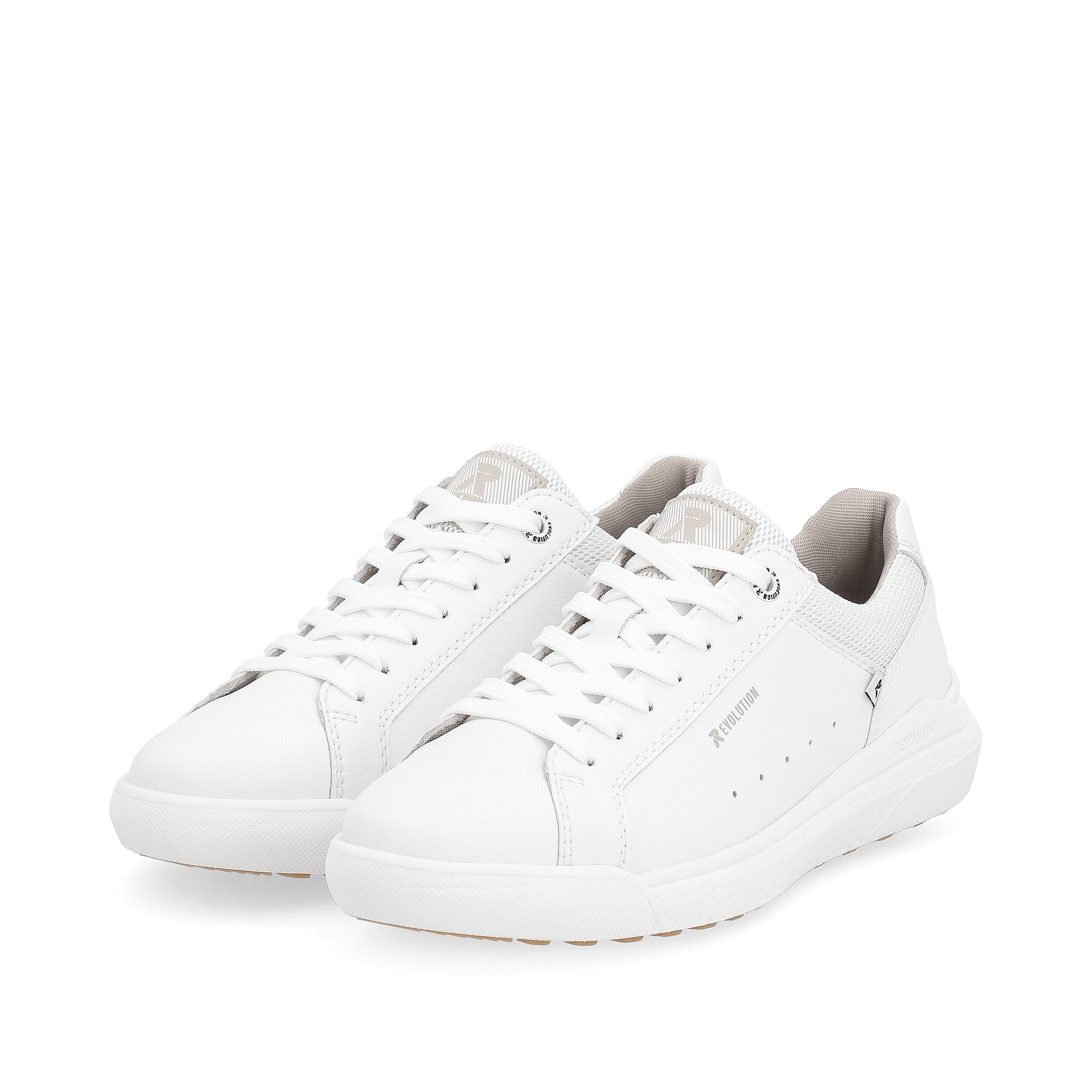 Rieker Damen Sneaker Low swan white