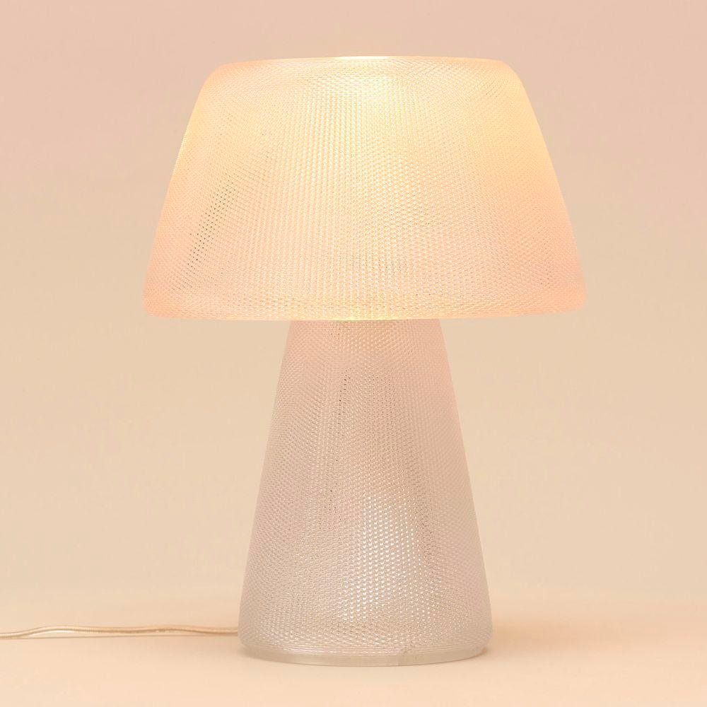 Philips Tischleuchte 3D-Druck Tischleuchte Mycreation Voila One in Weiß und Transparent E27, keine Angabe, Leuchtmittel enthalten: Nein, warmweiss, Tischleuchte, Nachttischlampe, Tischlampe