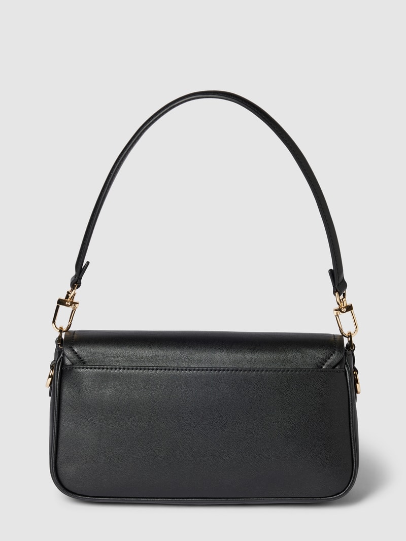Handtasche mit Logo-Applikation Modell 'PARKER' in black