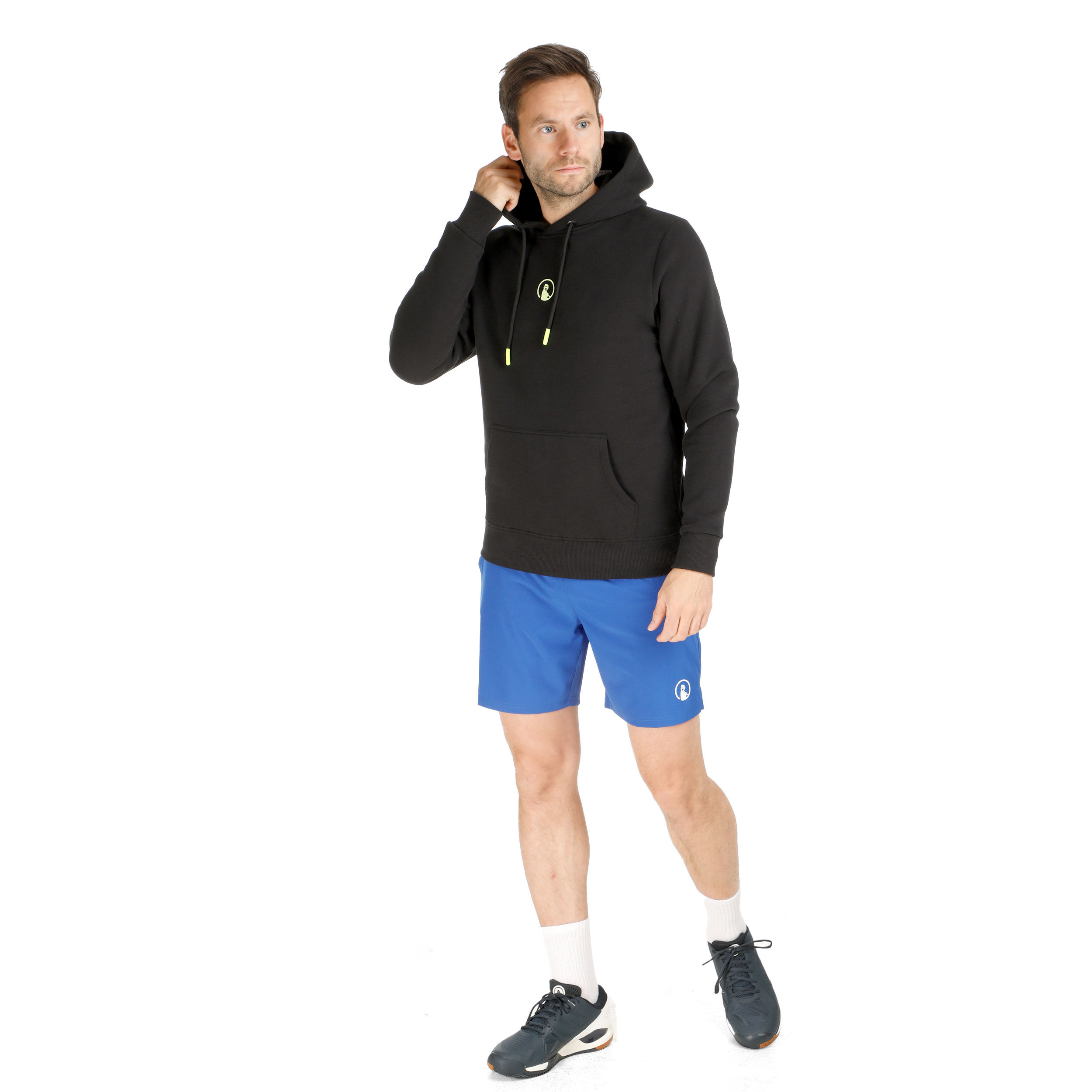 Flashy Backprint Hoody Herren - Schwarz, Mehrfarbig