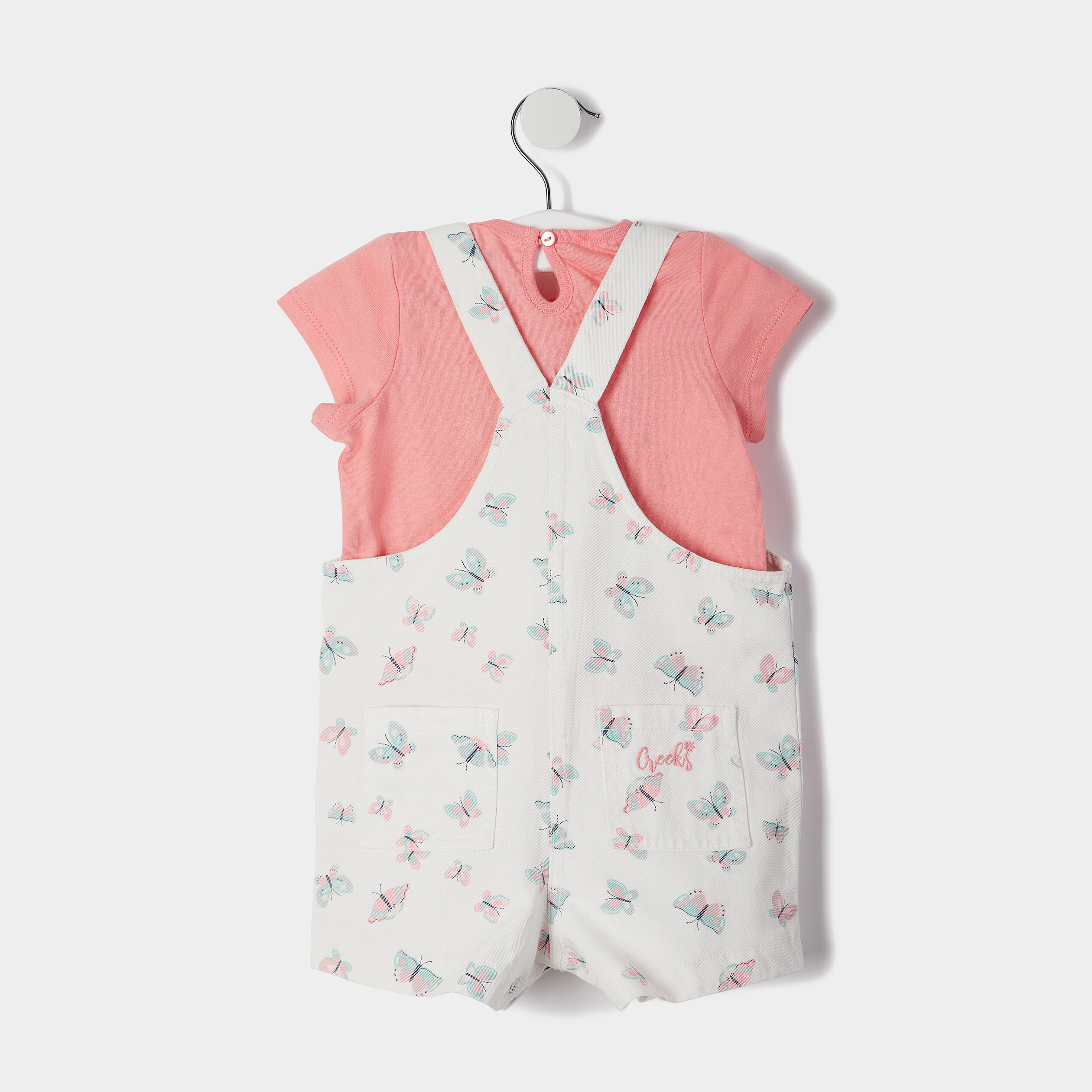 Ensemble 3 pièces ecru bébé fille | La Halle