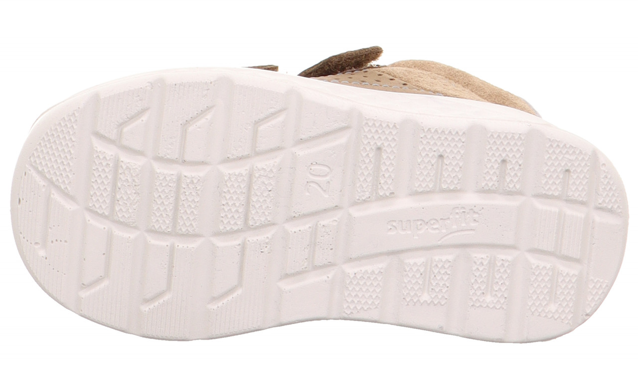 BREEZE - Braun/Blau Sneaker low mit Klettverschluss