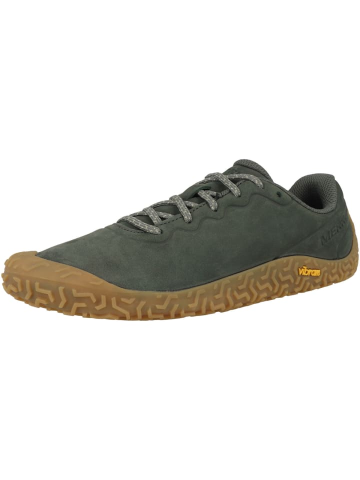 Merrell Barfußschuhe Vapor Glove 6 Leather in dunkelgruen günstig kaufen