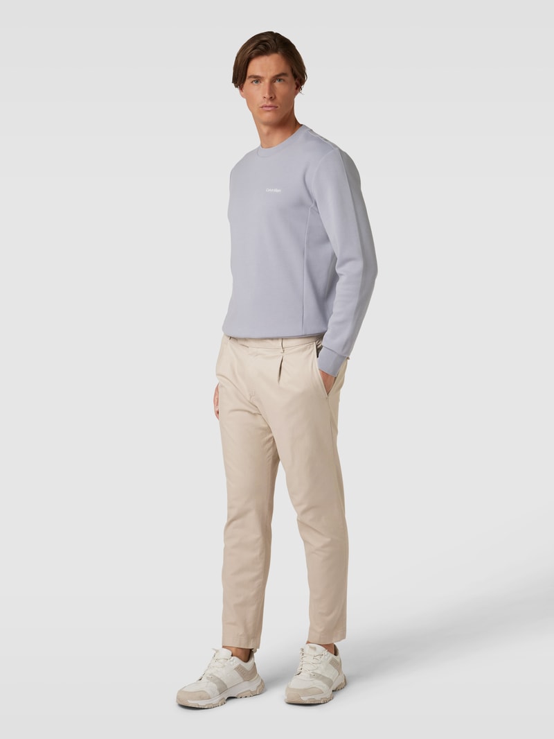 Stoffhose mit Paspeltasche Modell 'Sapo' in sand
