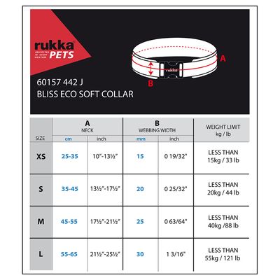 Rukka® Bliss Eco Halsband, grau