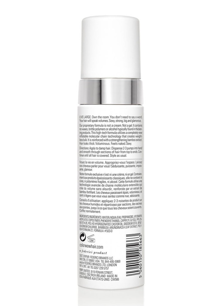 Volumizator Color Wow Xtra Large Bombshell - o spumă de styling volumizantă