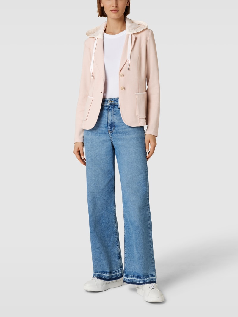 Blazer mit Kapuze in sand