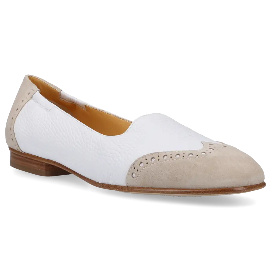 Truman's - Ballerinas Klassisch 9540 Kalbsleder Veloursleder - grau