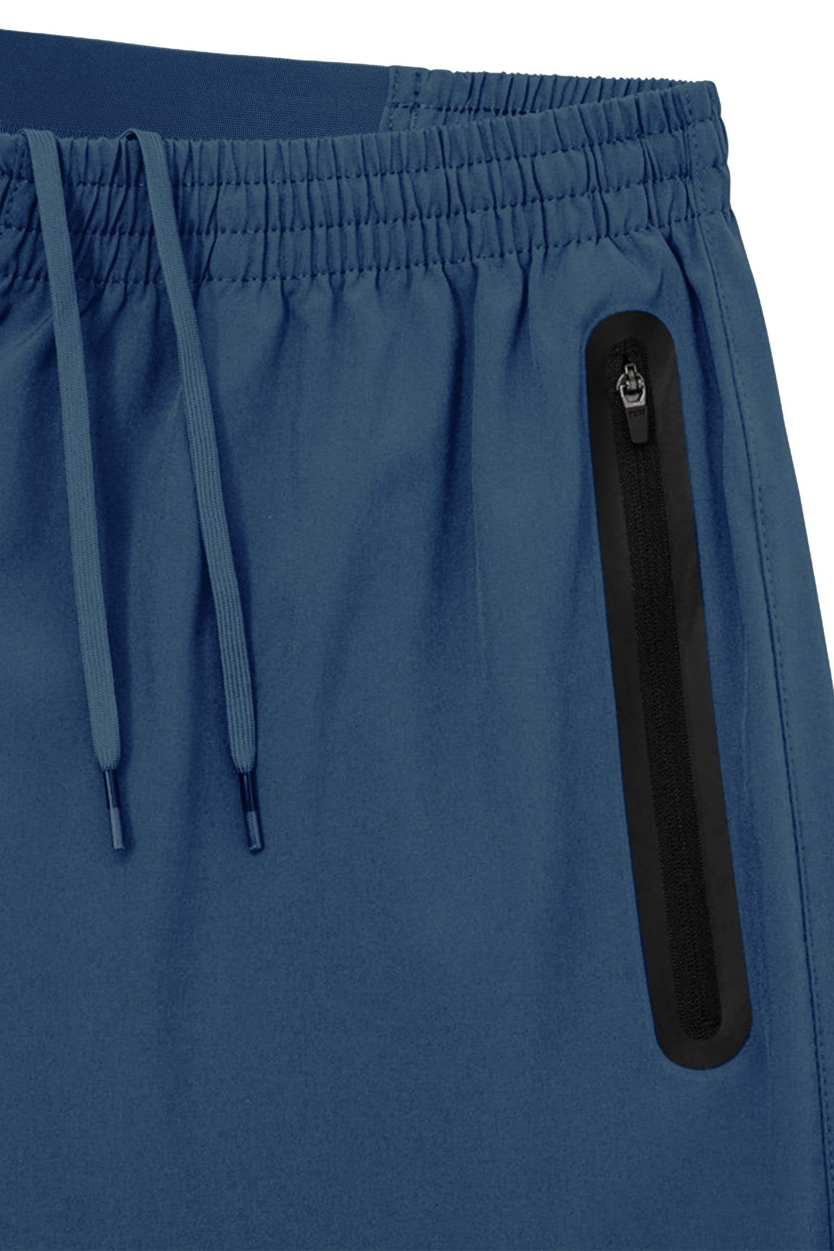 TCA 3/4-Hose TCA Herren Elite Tech Gymshorts - Hellblau, XS