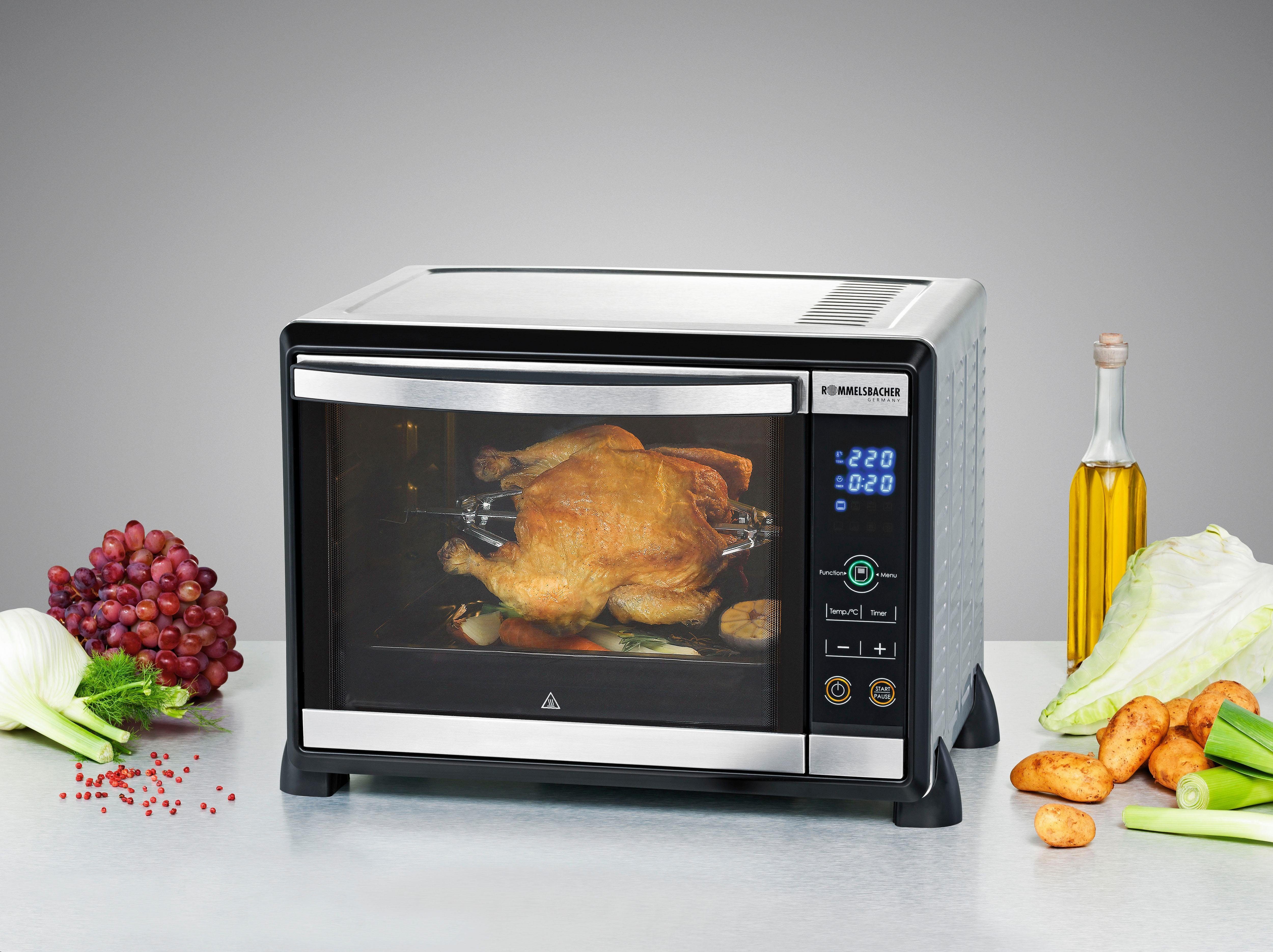 Rommelsbacher Minibackofen Elektronik Back & Grill Ofen BGE 1580/E