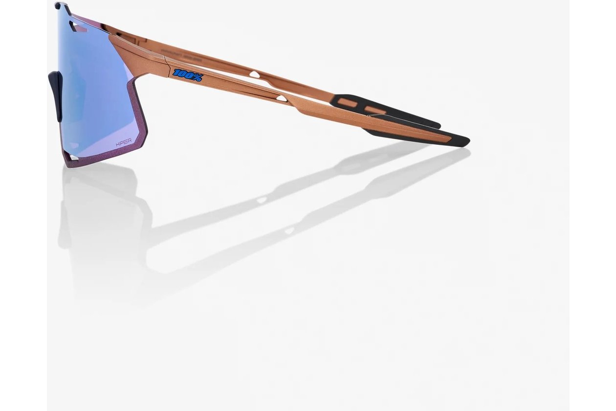 100 Percent Hypercraft Matte Copper Chromium / HiPER Blue Mirror Lens