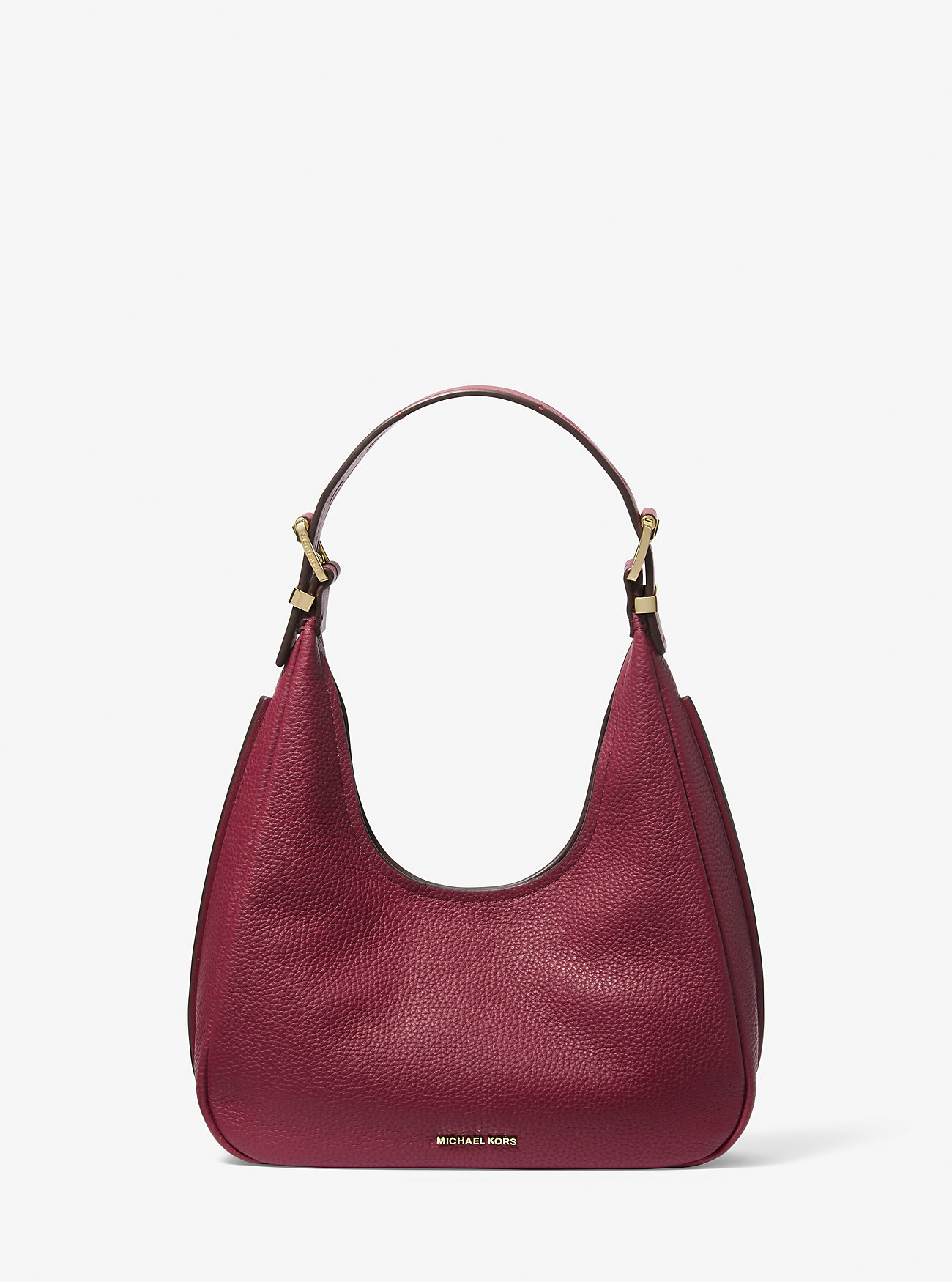Nolita Small Pebbled Leather Hobo Shoulder Bag - MULBERRY