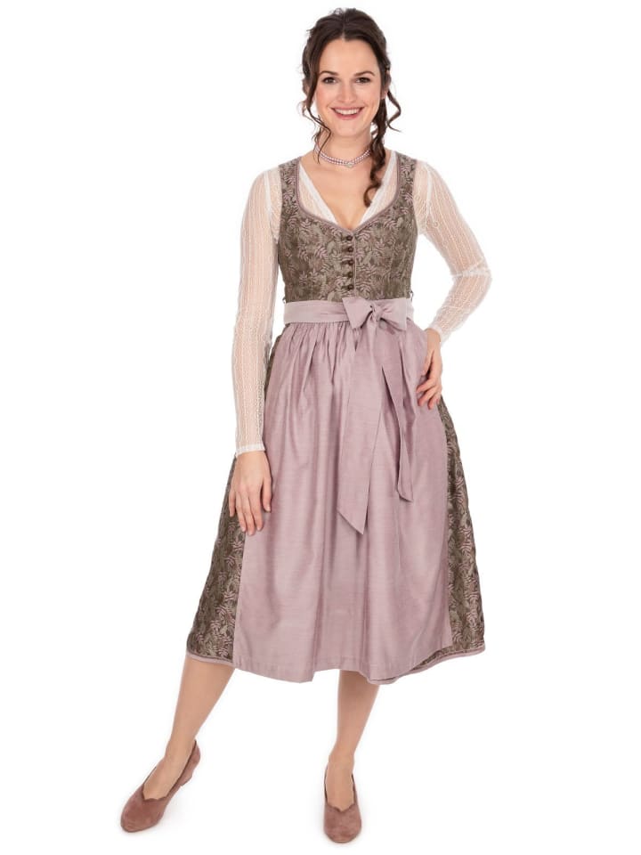 MarJo Midi Dirndl AMELIE in moos günstig kaufen