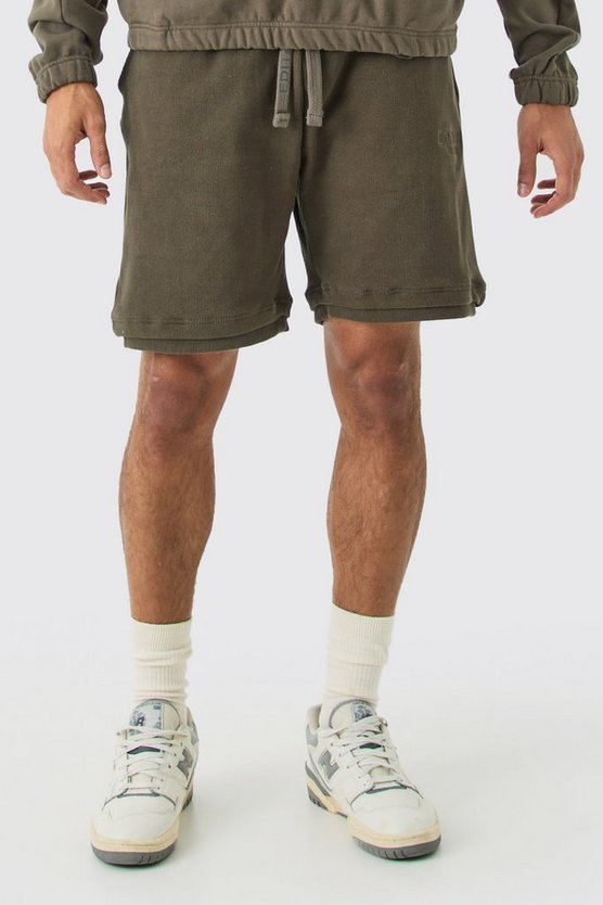 Lockere gerippte Edition Shorts