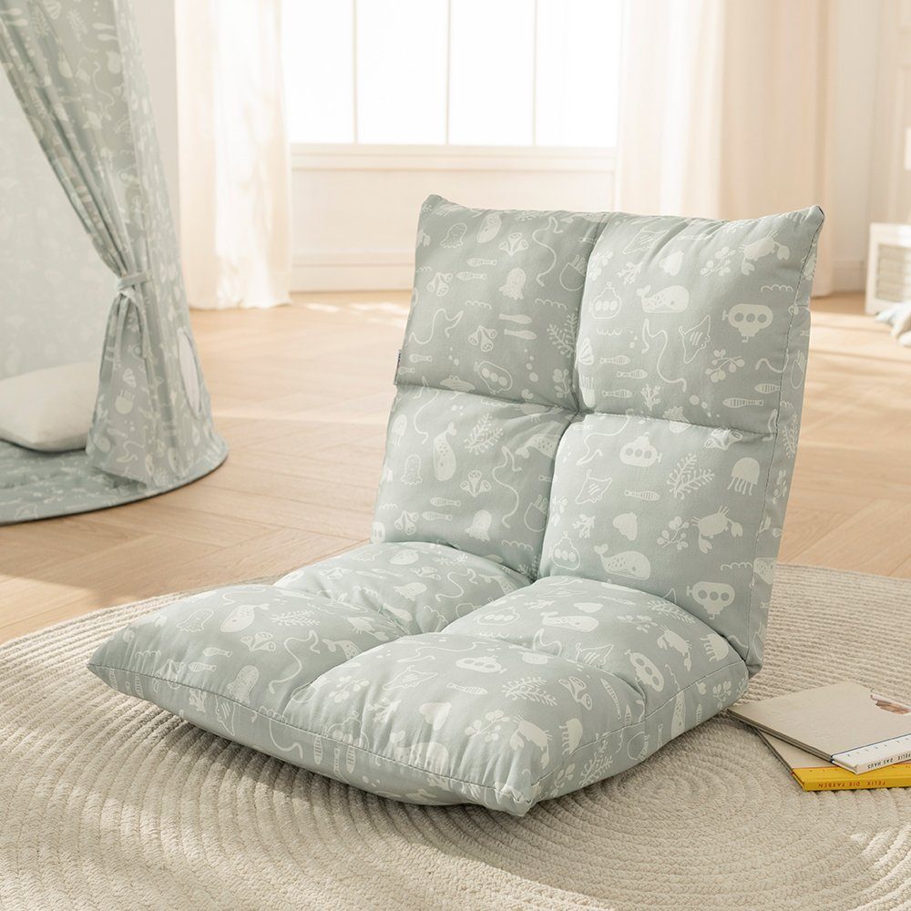 howa Kindersessel seaworld, 2 in 1 Kindersessel + Kinderliege, Bodensessel