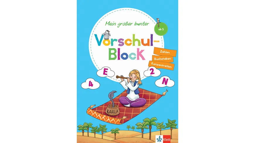 Klett Mein großer bunter Vorschul-Block