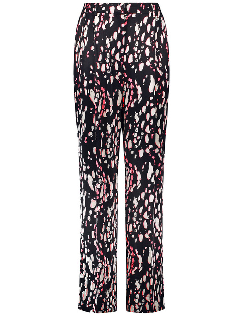 Feine Hose mit weitem Bein Palazzo