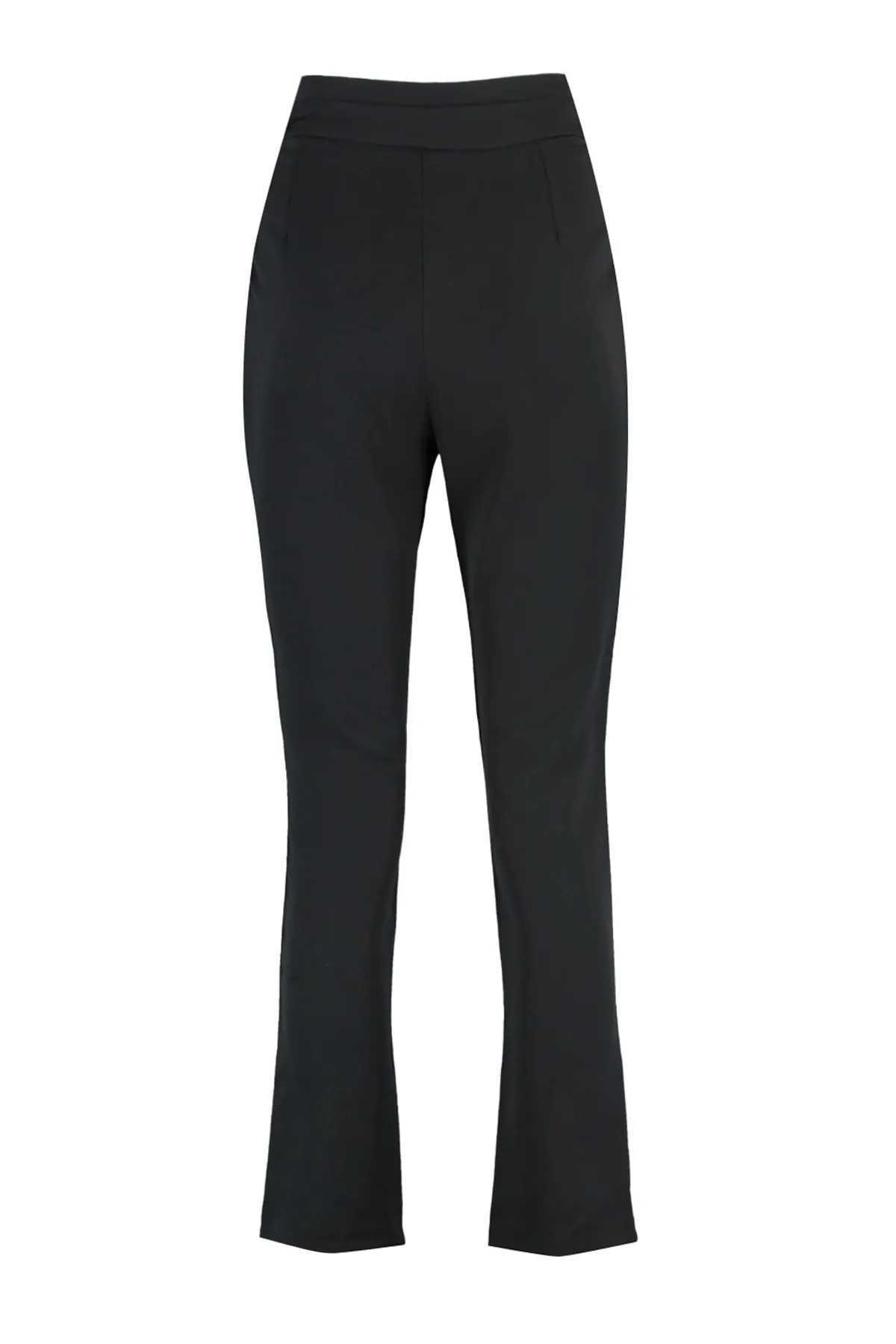 Trendyol Collection  Gewebte, plissierte Hose mit schwarzem Gürtel und Zigarette, schmales Bein, TWOSS20PL0131