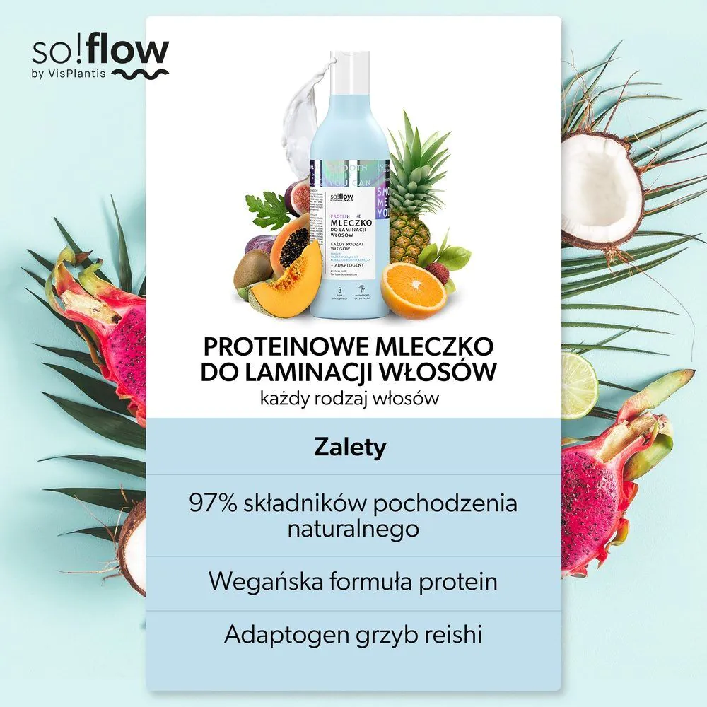 So!Flow протеинско млеко за ламинирање косе