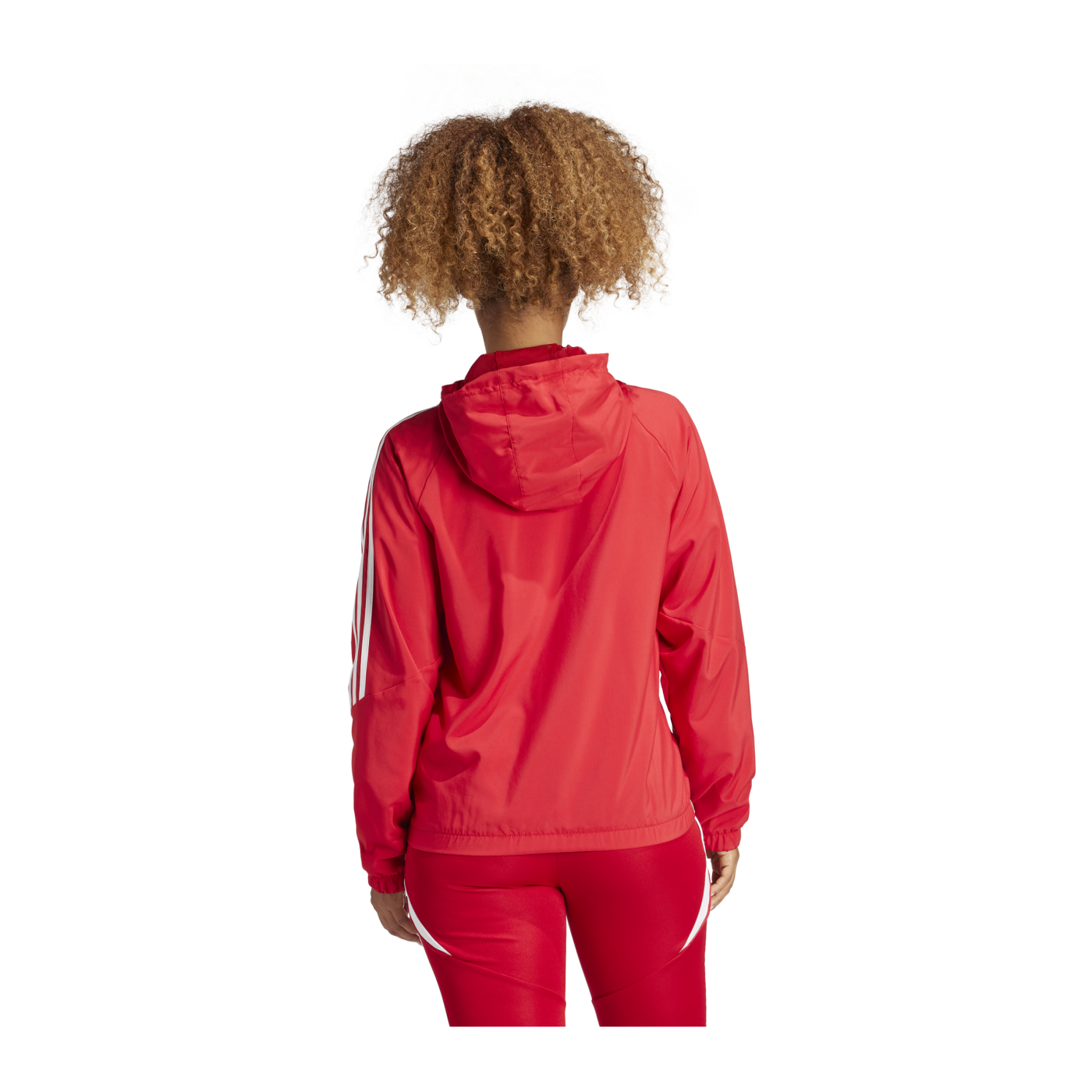 adidas Tiro 24 Windbreaker Damen Rot Weiss