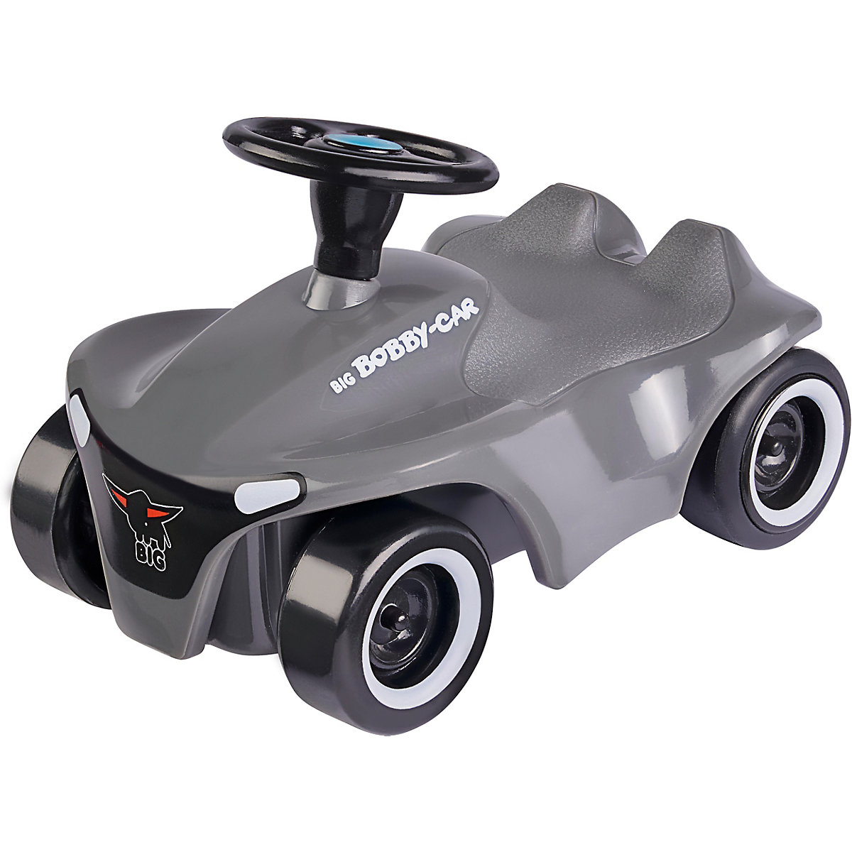 BIG Mini Bobby Car Neo, Miniaturausgabe mit Rückzugsmotor, 4-fach sortiert