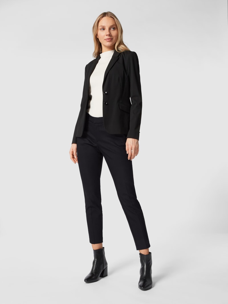 Slim Fit Chino mit Stretch-Anteil in schwarz
