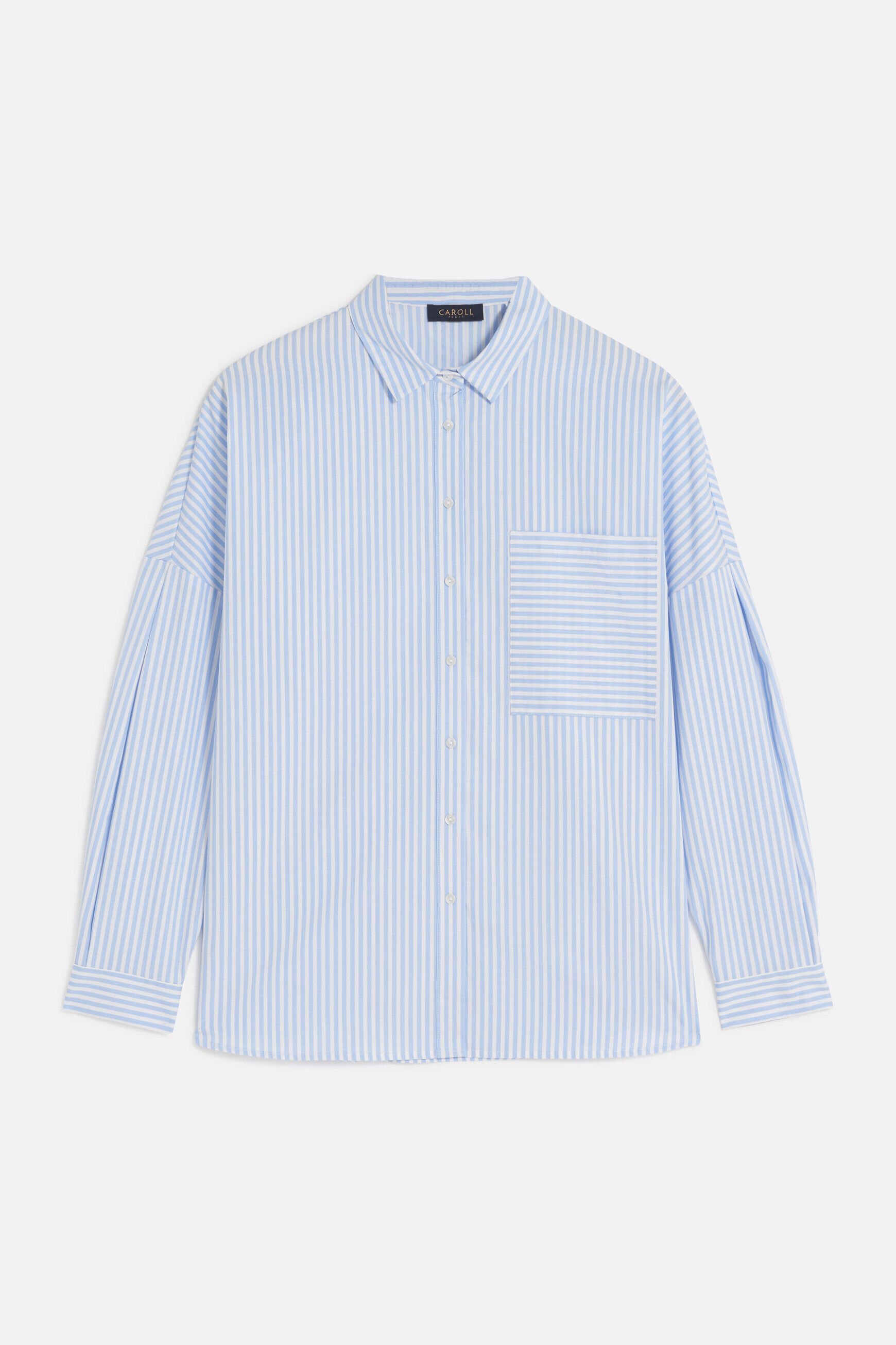 Chemise claudine bleu ciel femme